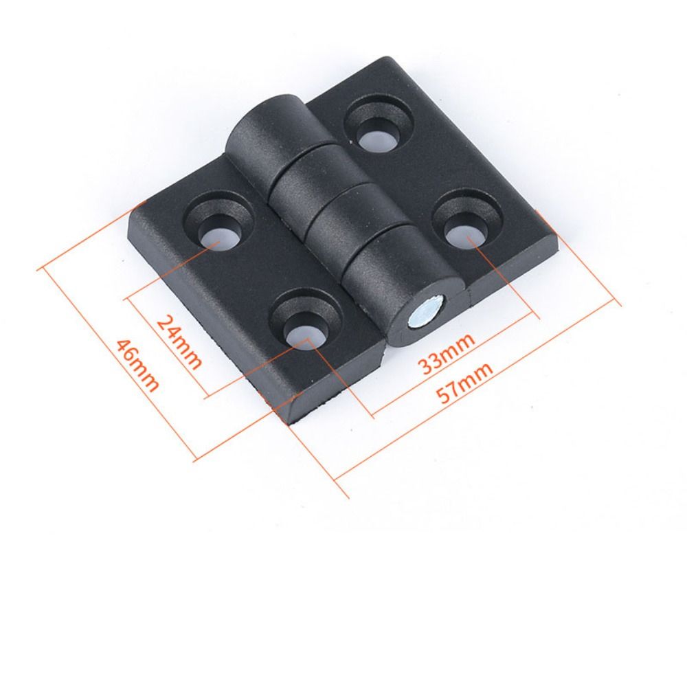 Furniture Hardware Black - Dobradiça de Porta Profissional em Plástico