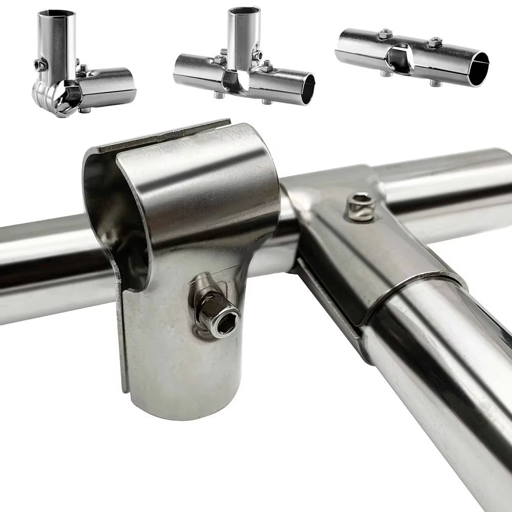 Furniture Hardware Display - Conector de Tubo Redondo em Aço