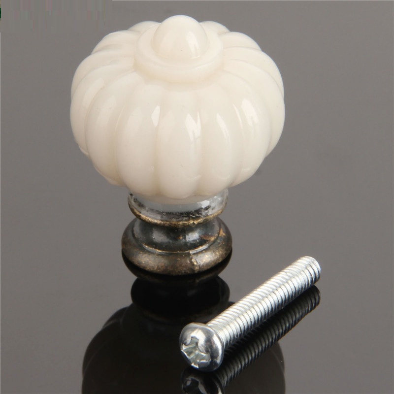 Furniture Hardware China - 1pc acrílico marfim branco abóbora armário