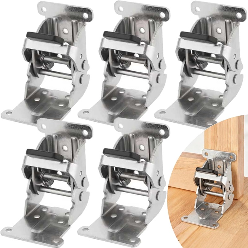 Furniture Hardware Hinges - Dobradiça dobrável com travamento automático, suporte
