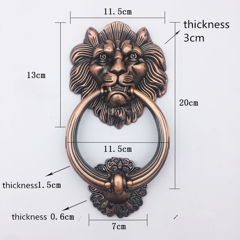 Furniture Hardware Decorative - Puxador de Porta em Bronze Antigo