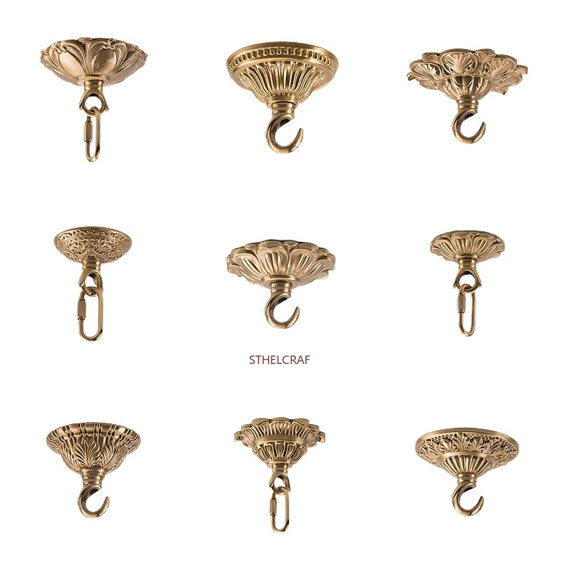 Furniture Hardware Decorative - 1PC Gancho de Latão de Alta