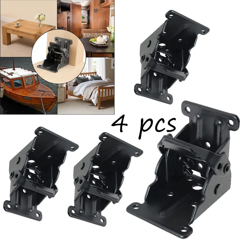 Furniture Hardware For Legs - 4 pçs ferro dobrável suporte quadro
