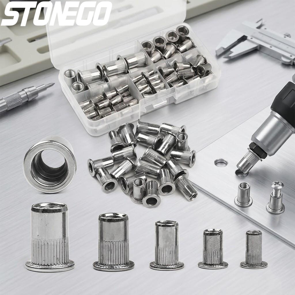 Furniture Hardware Threaded Inserts - Kit de Porcas de Inserção Rosqueadas