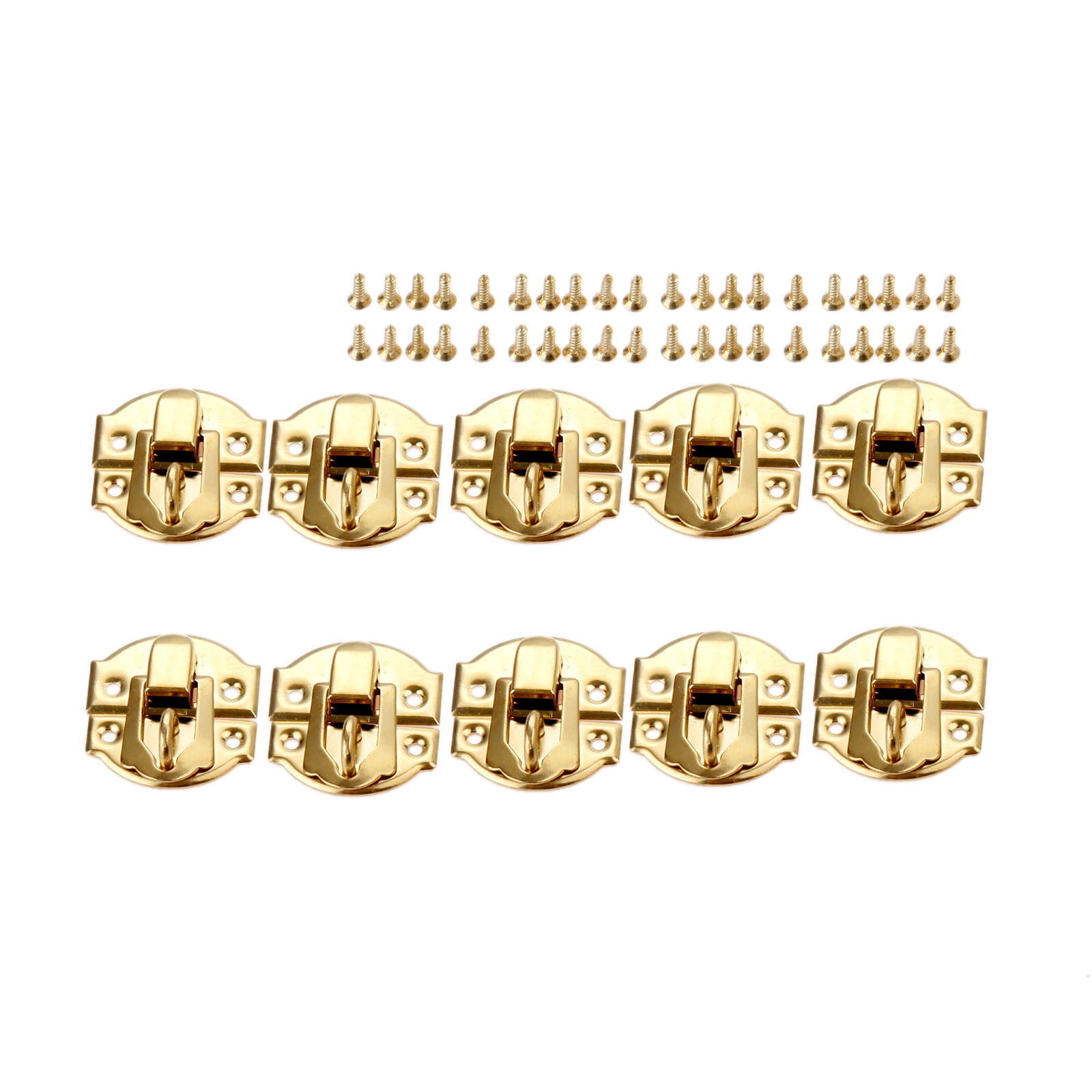 Furniture Hardware Decorative - Fechos de trava de caixa dourada