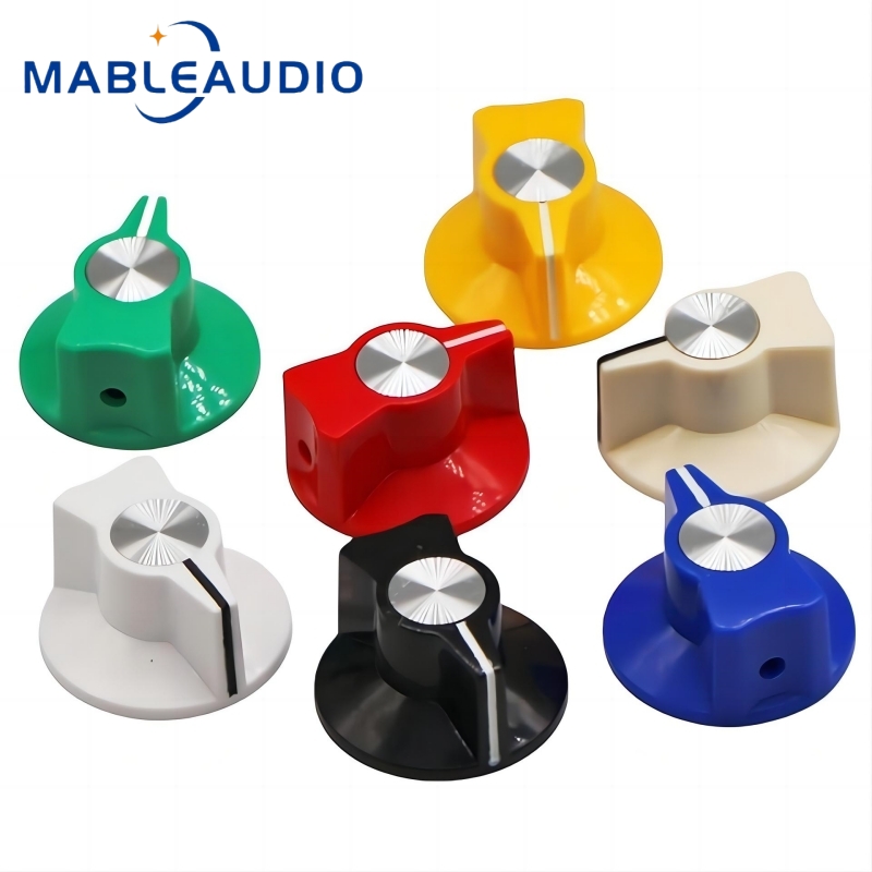 Cabinet Knob Round - Botão redondo de plástico colorido, amplificador