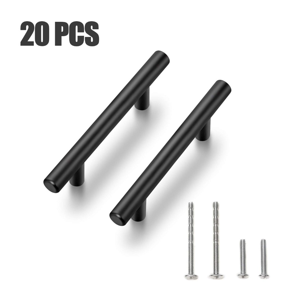 Furniture Hardware China - 20 peças puxadores de armário preto