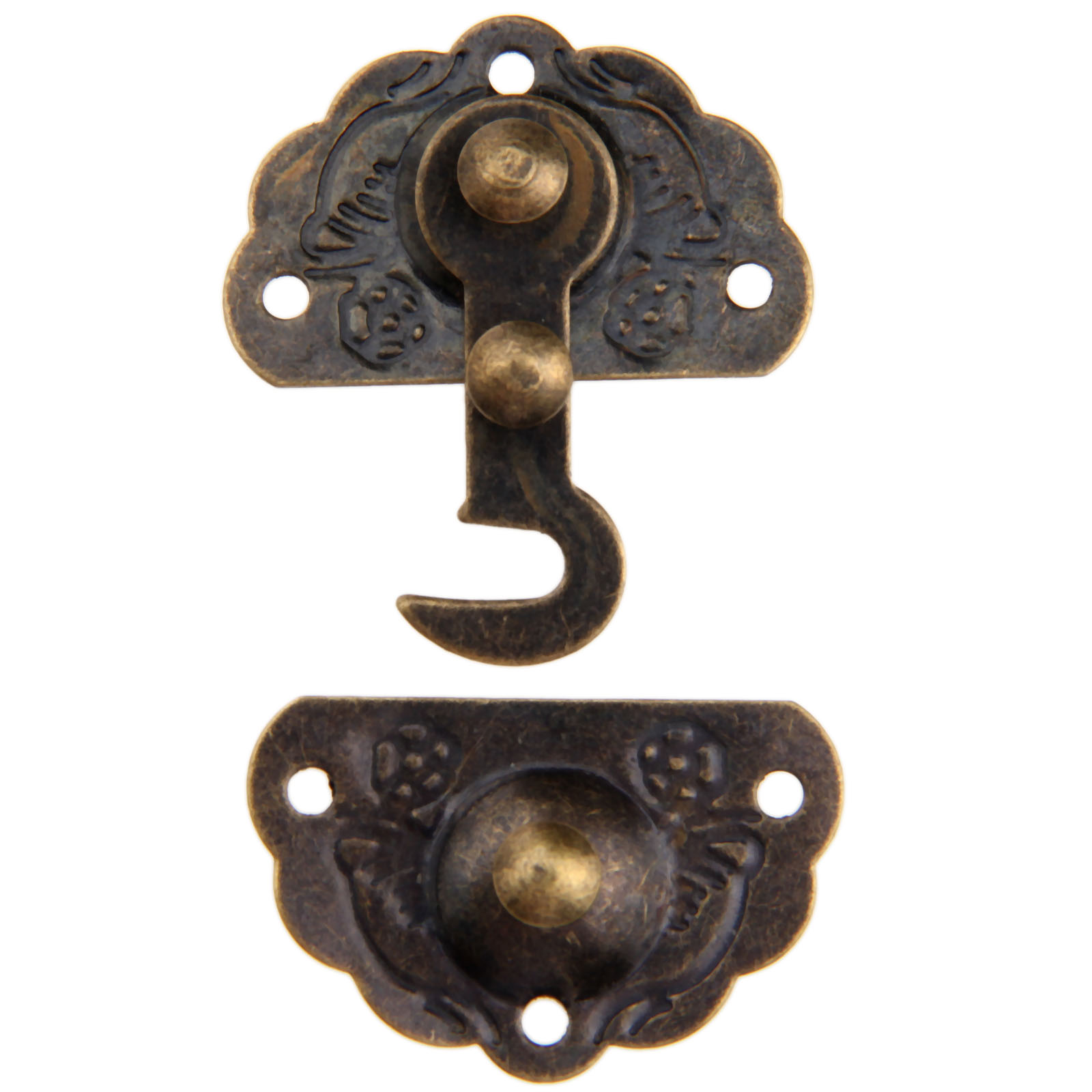 1pc antigo bronze caixa trava  - Furniture Hardware Decorative avaliação e preço