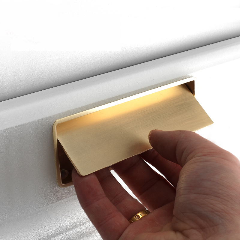 Puxador de Porta Oculto para A - Furniture Hardware Black avaliação e preço