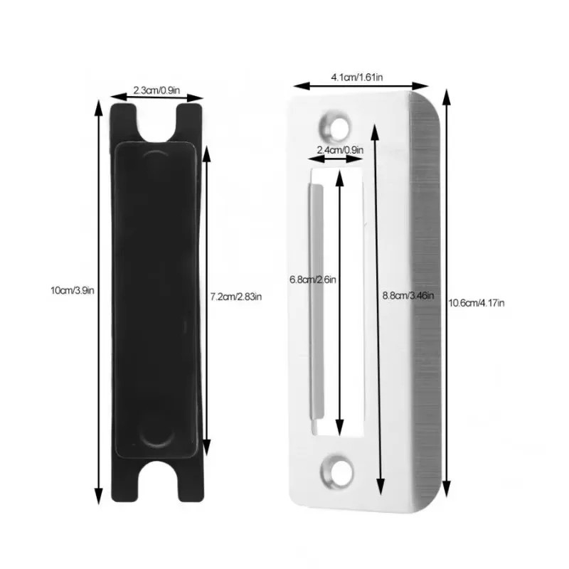 Silencioso Porta Handle Lock p - Furniture Hardware Decorative avaliação e preço