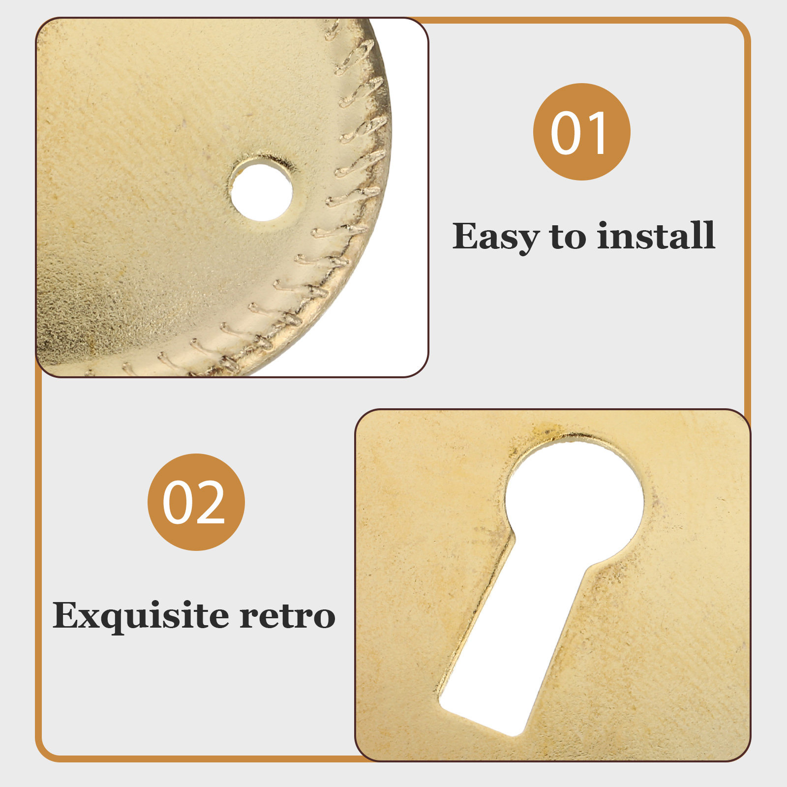 20 Peças de Tampa de Furo Oval - Furniture Hardware Decorative avaliação e preço