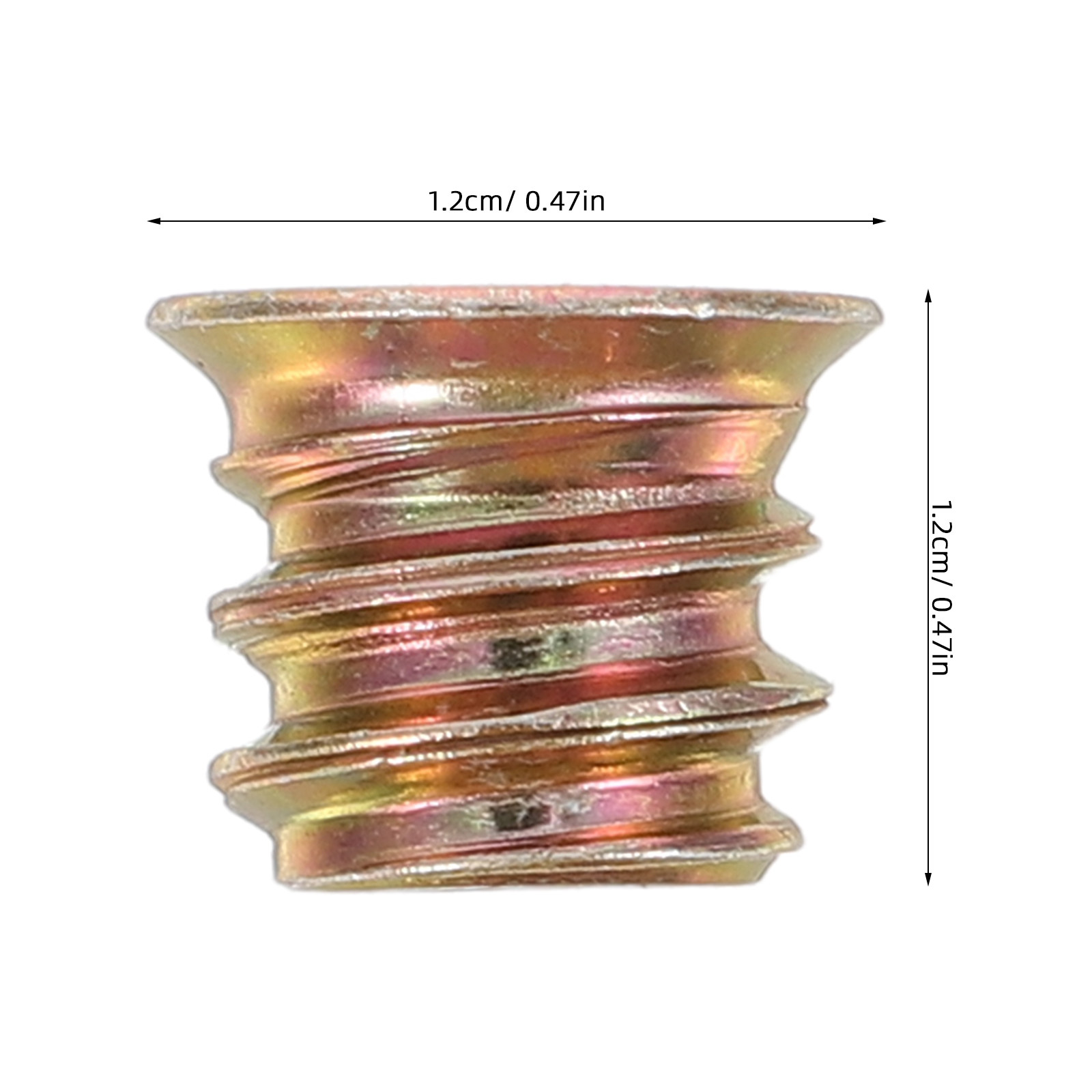 50 Peças Porcas de Inserção pa - Furniture Hardware Threaded Inserts avaliação e preço
