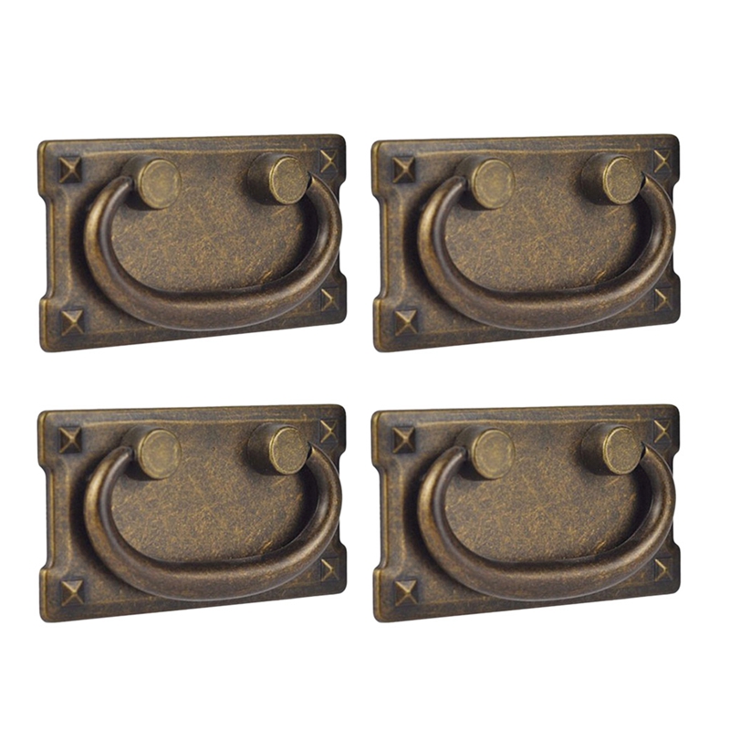 Vintage Antique Bronze Drawer  - Furniture Joint Hardware avaliação e preço