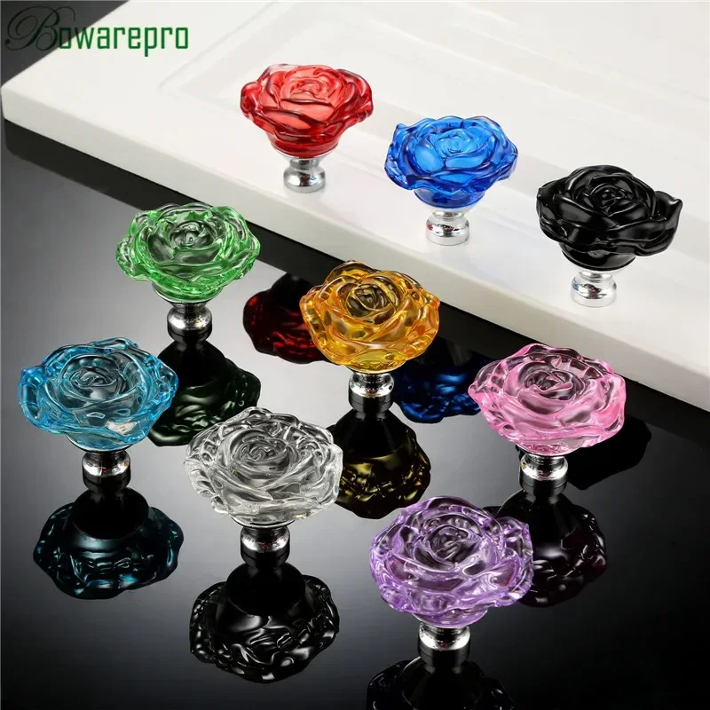 Bowarepro 50mm cristal rosa al - Furniture Hardware China avaliação e preço