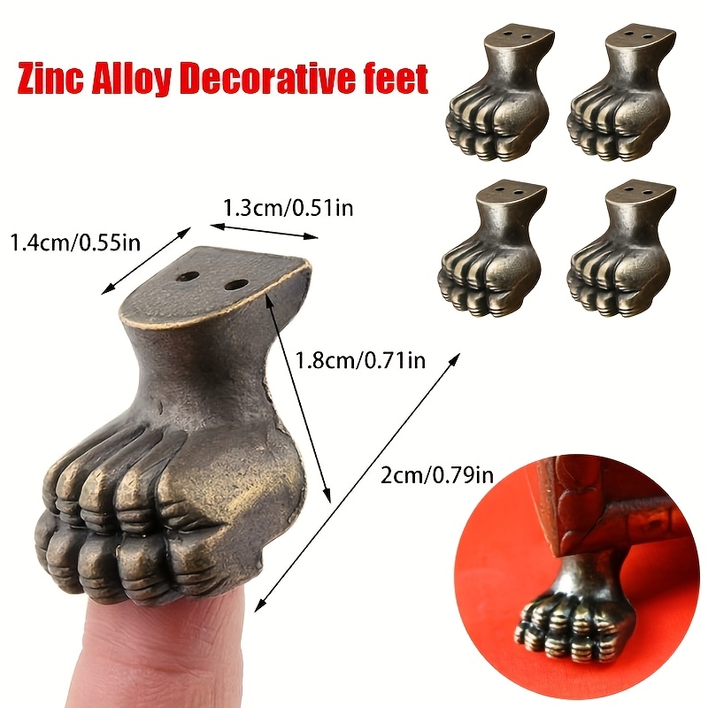 4 peças de Suportes Decorativo - Furniture Hardware For Legs avaliação e preço