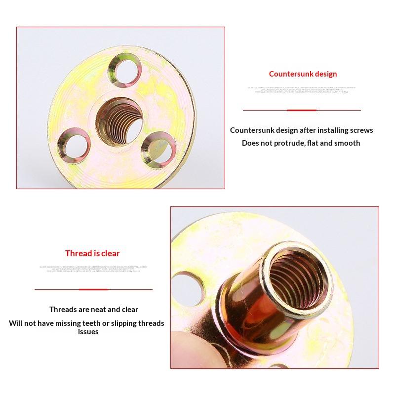 8/16 Peças Porcas T M6 M8 M10  - Furniture Hardware Threaded Inserts avaliação e preço