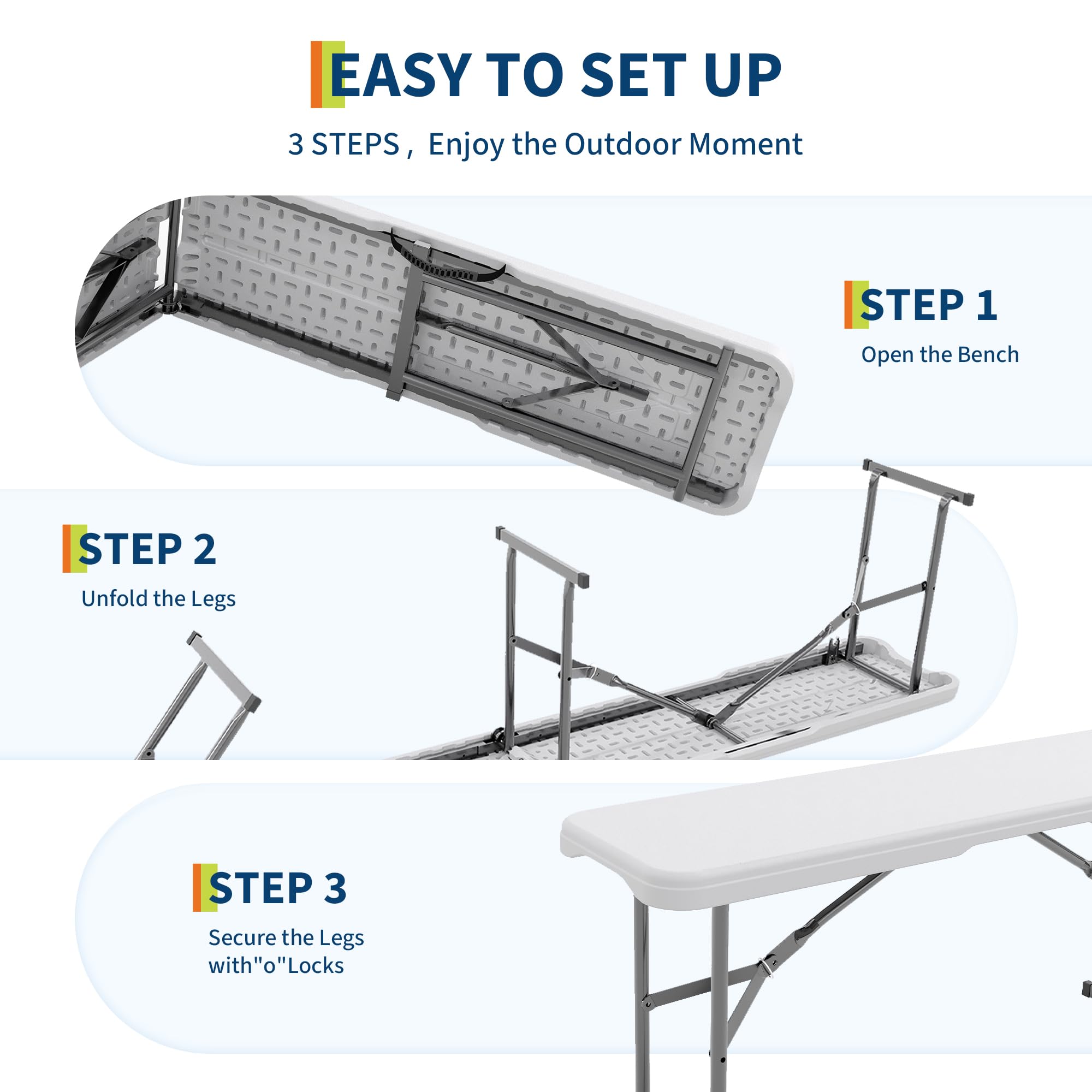 Conjunto com 2 Bancos Dobrávei - Furniture Joint Hardware avaliação e preço