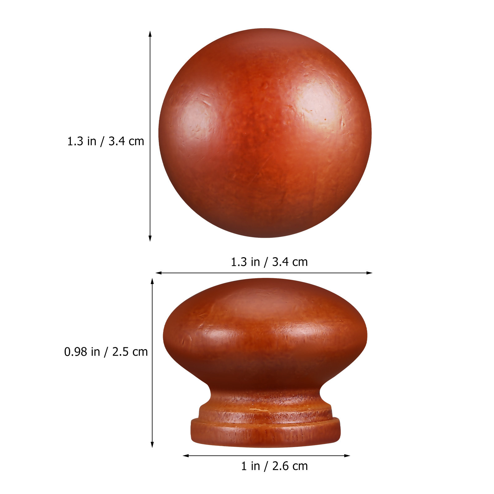 20 Peças de Puxadores de Madei - Cabinet Knob Round avaliação e preço