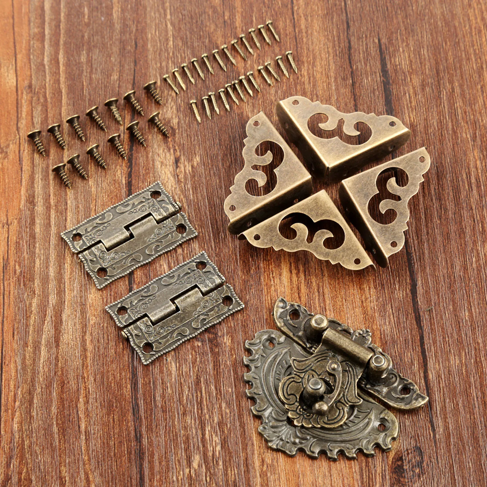 7 pçs/set bronze antigo cadead - Furniture Hardware Decorative avaliação e preço
