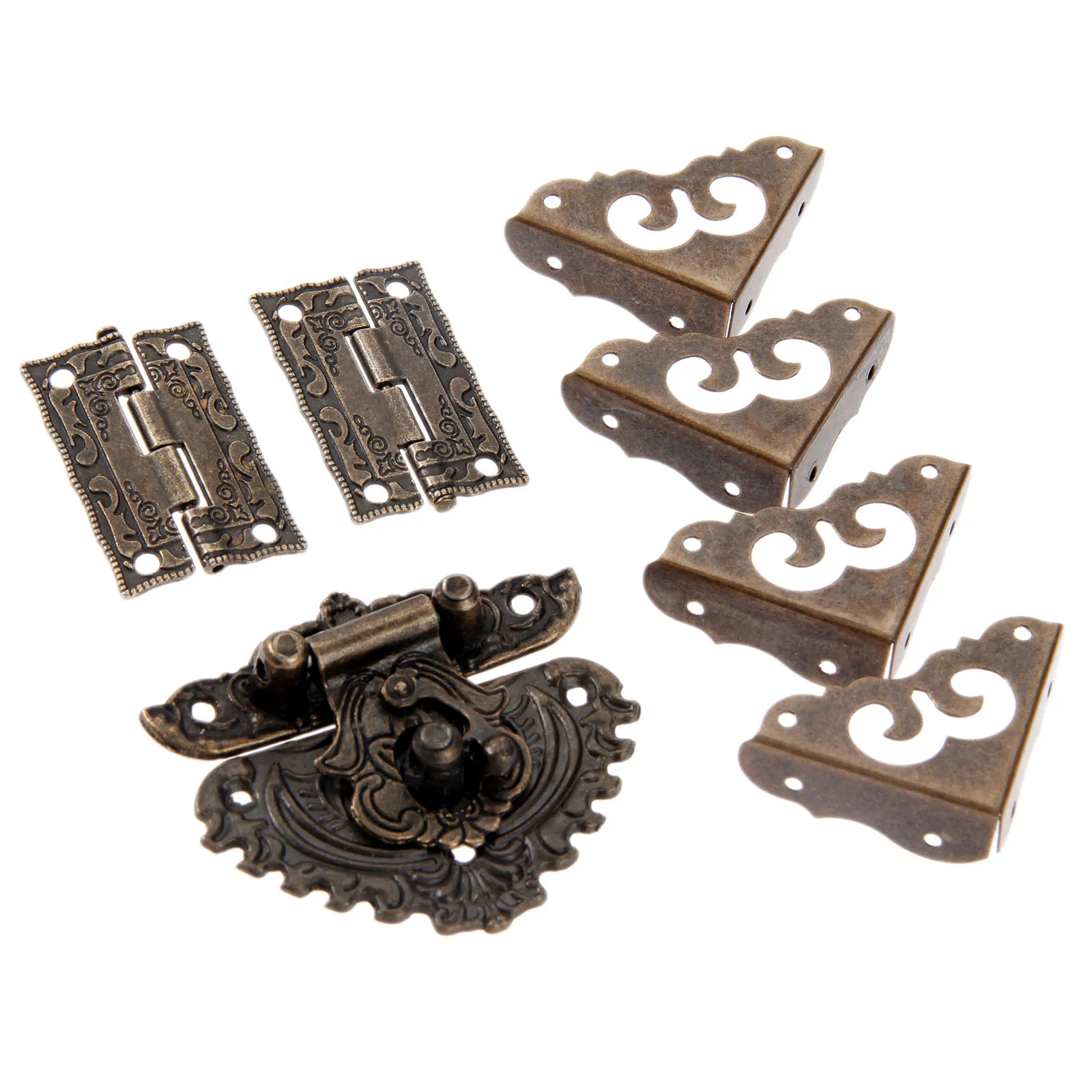 7 pçs/set bronze antigo cadead - Furniture Hardware Decorative avaliação e preço