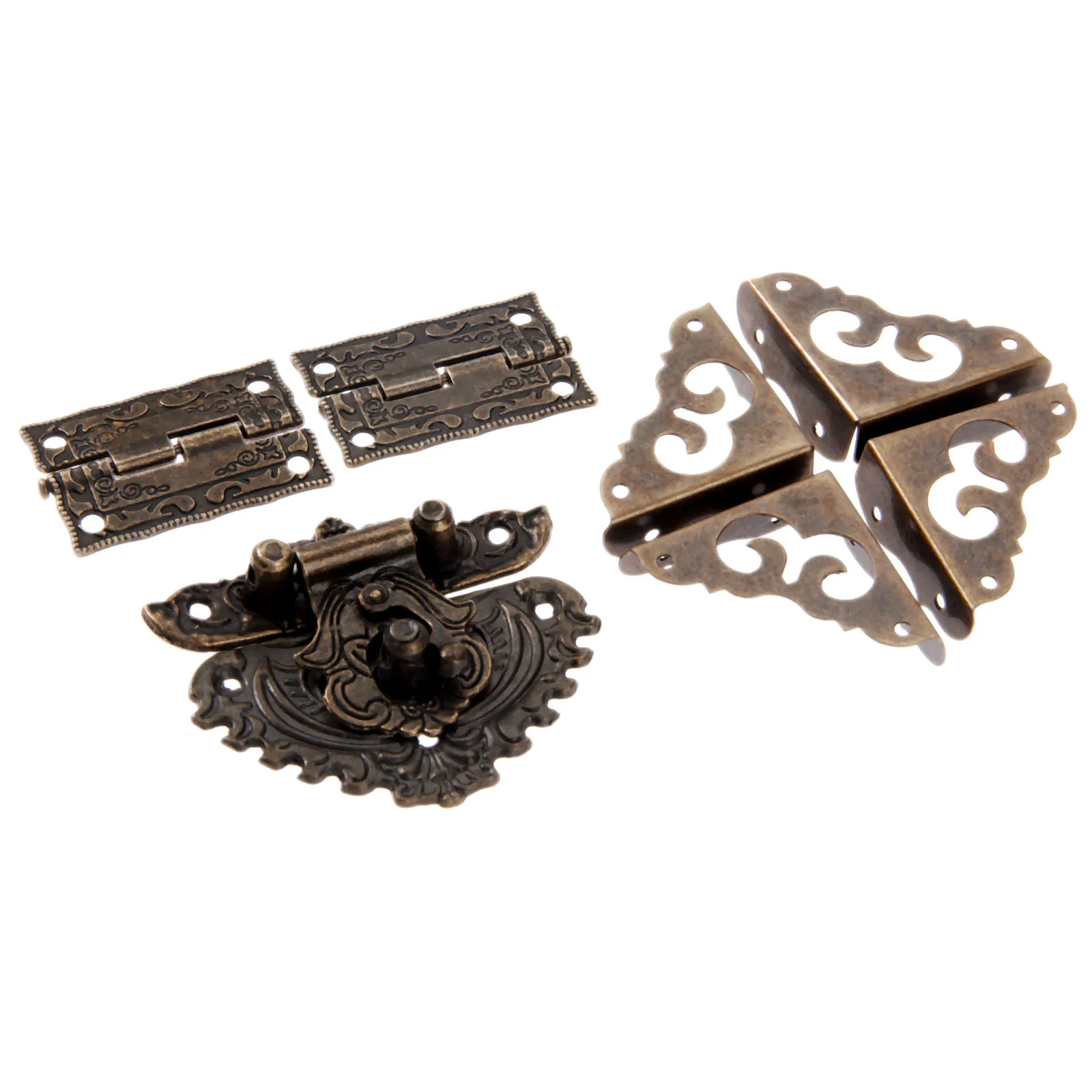 7 pçs/set bronze antigo cadead - Furniture Hardware Decorative avaliação e preço