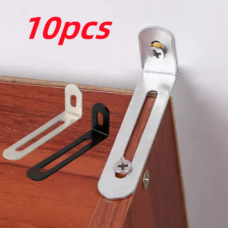 10 peças de Suportes de Ângulo - Furniture Hardware Black avaliação e preço