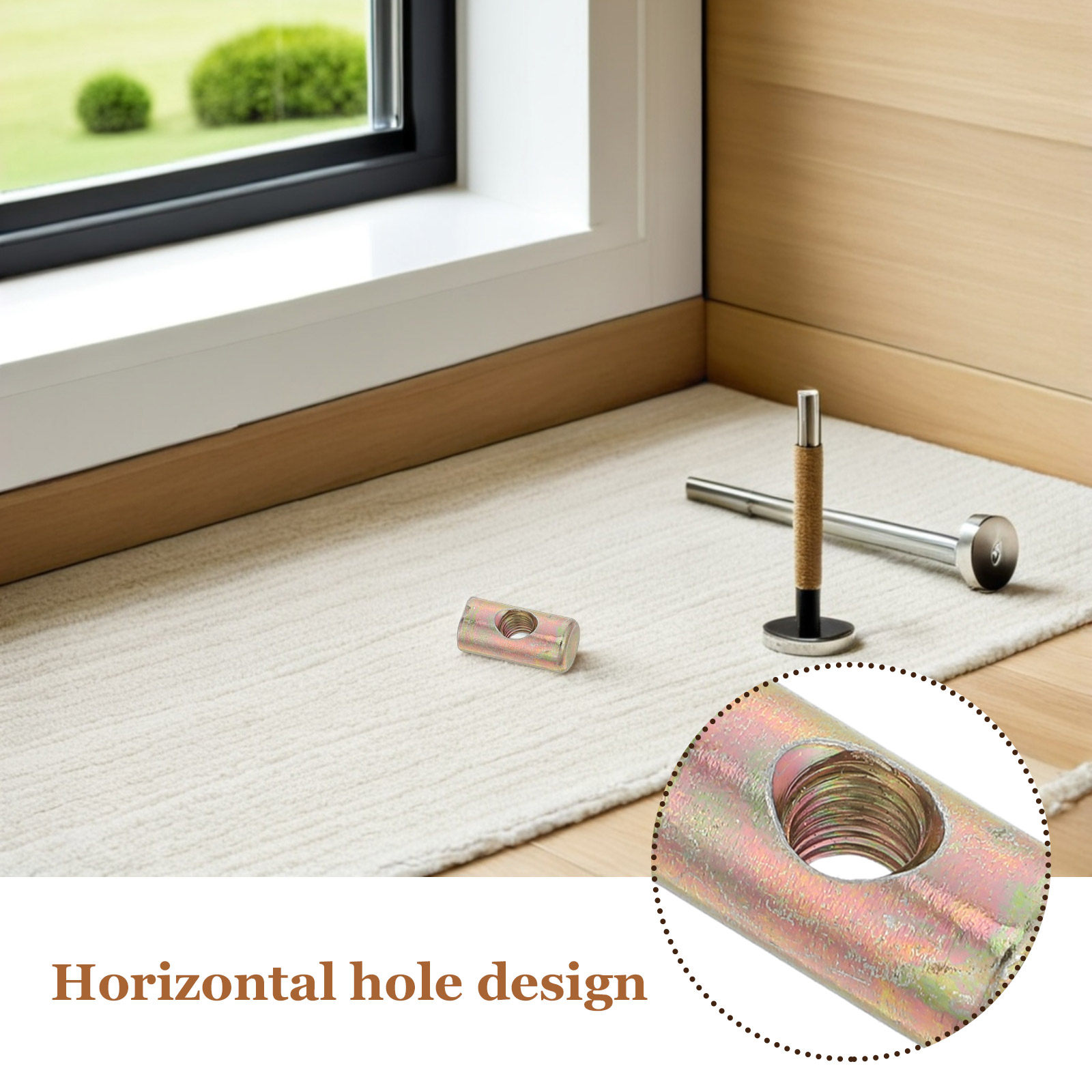 100 Peças Porcas de Montagem p - Furniture Hardware Threaded Inserts avaliação e preço