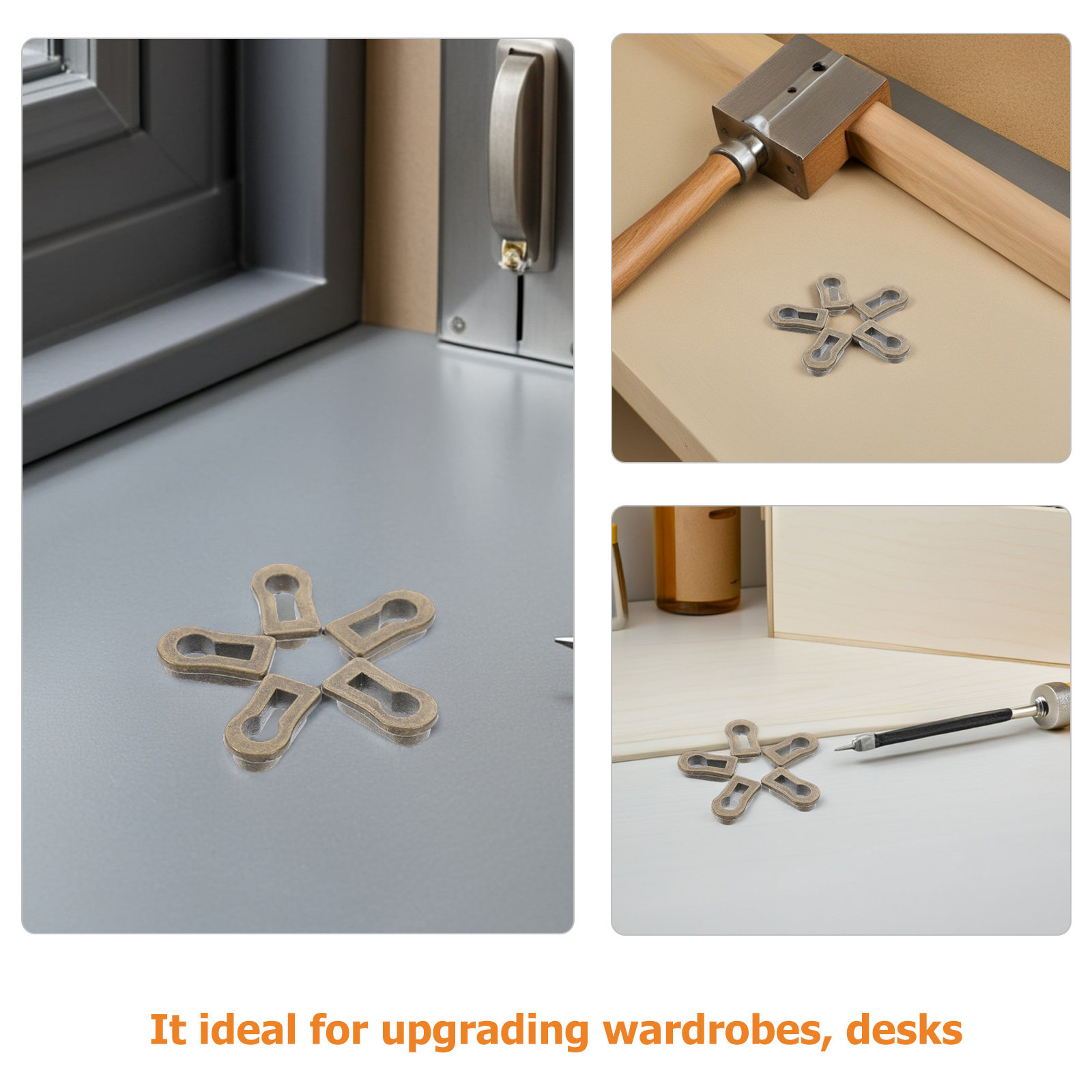 12 Peças de Placas Decorativas - Furniture Hardware Decorative avaliação e preço