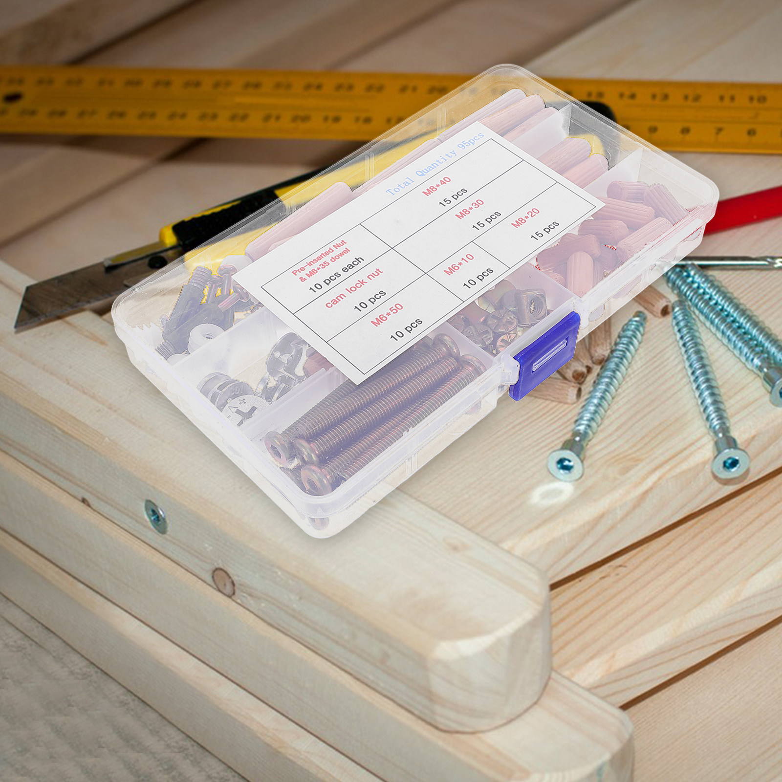Conjunto de 95 Peças de Ferrag - Furniture And Hardware avaliação e preço
