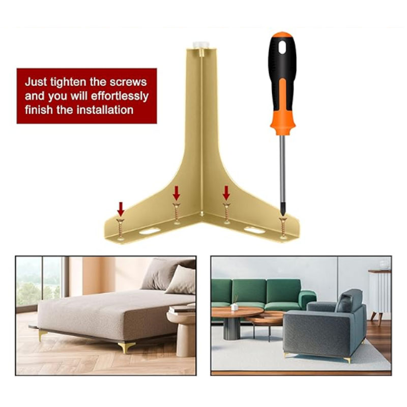 4 Peças de Pés de Sofá Moderno - Furniture Hardware For Legs avaliação e preço